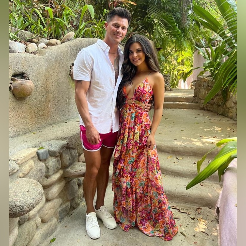 Lovers and friends jestset Christina floral cutout maxi dress